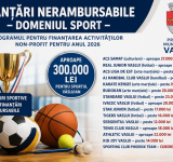 În acest an, 15 structuri sportive din municipiul Vaslui primesc finanțări nerambursabile de la Primărie