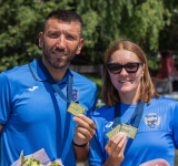 Trei medalii de aur într-o singură familie! Vasluianca Adriana Adam și soțul său, Constantin Adam, au făcut spectacol la Europenele de canotaj