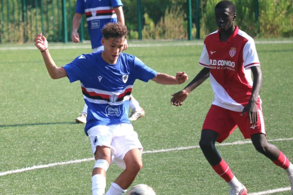 David Amarandei, start spectaculos la Sampdoria U17! Două goluri în primul amical, contra lui AS Monaco