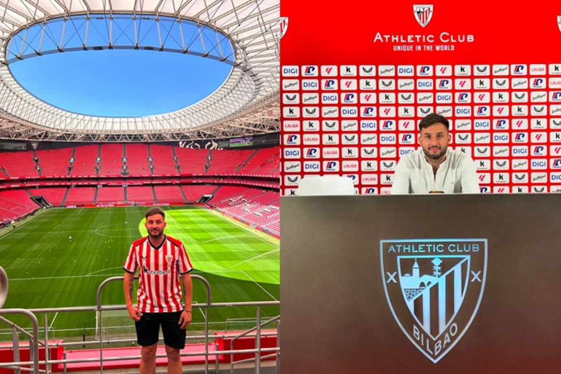 Un hușean a călcat în „templul” fotbalului din Bilbao! Cristi Solomon, impresionat de atmosfera de pe San Mamés