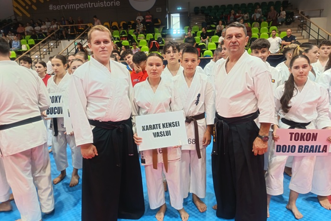 Două medalii de bronz pentru Karate Kensei Vaslui la Campionatul Național de Karate Tradițional
