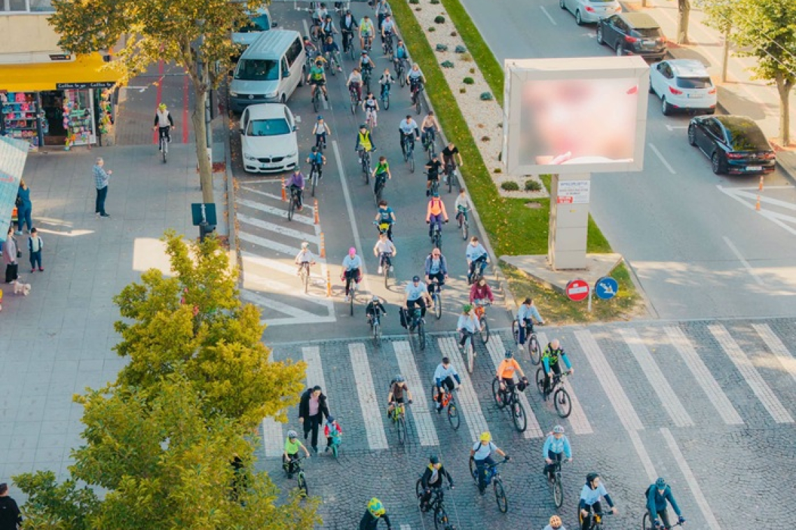 Peste 300 de vasluieni au pedalat pe străzile municipiului, în cadrul Săptămânii Europene a Sportului