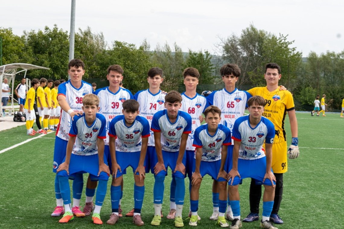 CSM Vaslui U15, lider fără înfrângere! Golaveraj impresionant după șapte etape