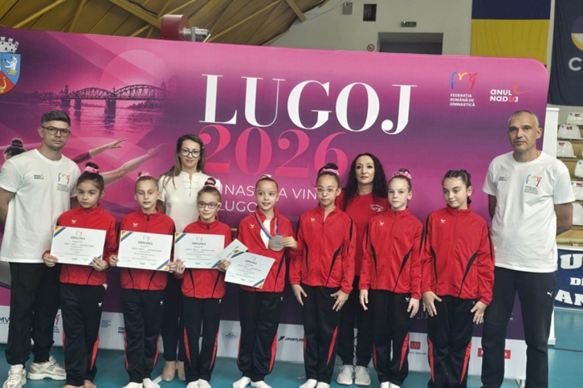 Șase medalii naționale pentru gimnastele din Bârlad! CSS Bârlad a strălucit la Campionatul Național de la Lugoj