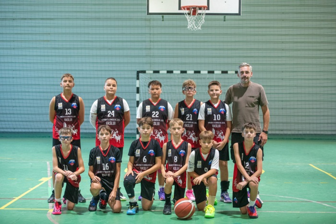 CSM Vaslui, la startul Campionatului Regional de minibaschet U12