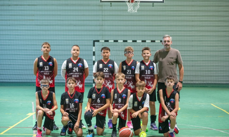 CSM Vaslui, la startul Campionatului Regional de minibaschet U12