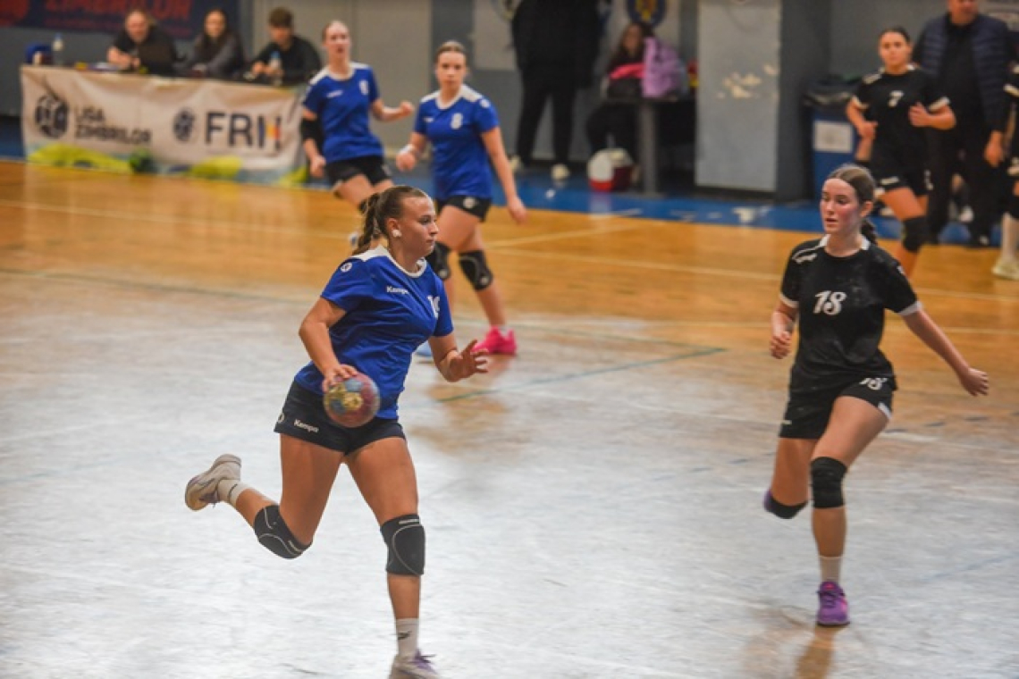 Ștefania Spînache, recital de 17 goluri! LPS Vaslui, lider în Campionatul Național U17